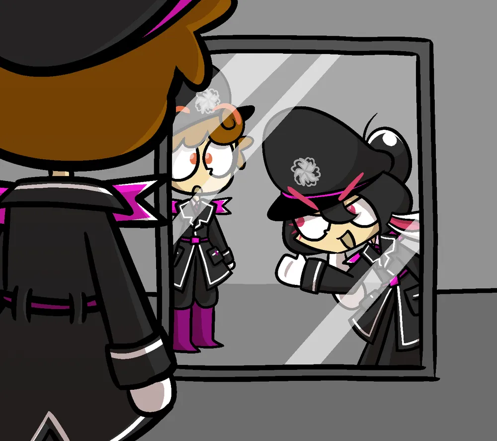 pumpkin goose mirror