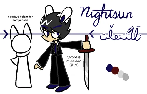 Nightsun reference sheet