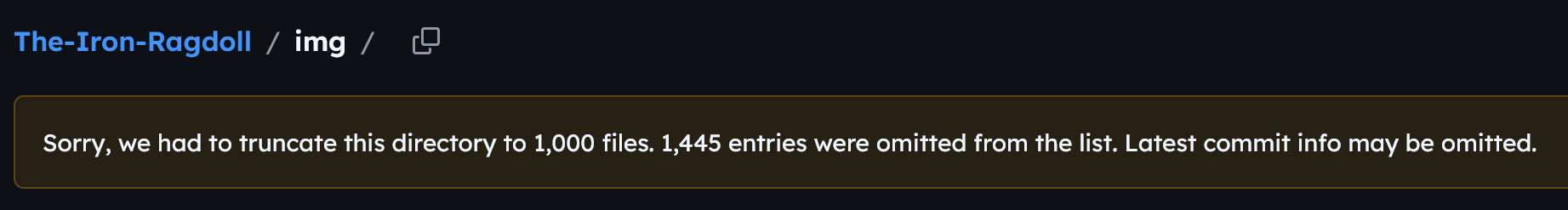Sorry, we had to truncate this directory to 1,000 files. 1,445 entries were omitted from the list. Latest commit info may be omitted.